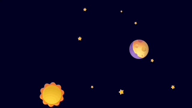 Celestial Bodies animated