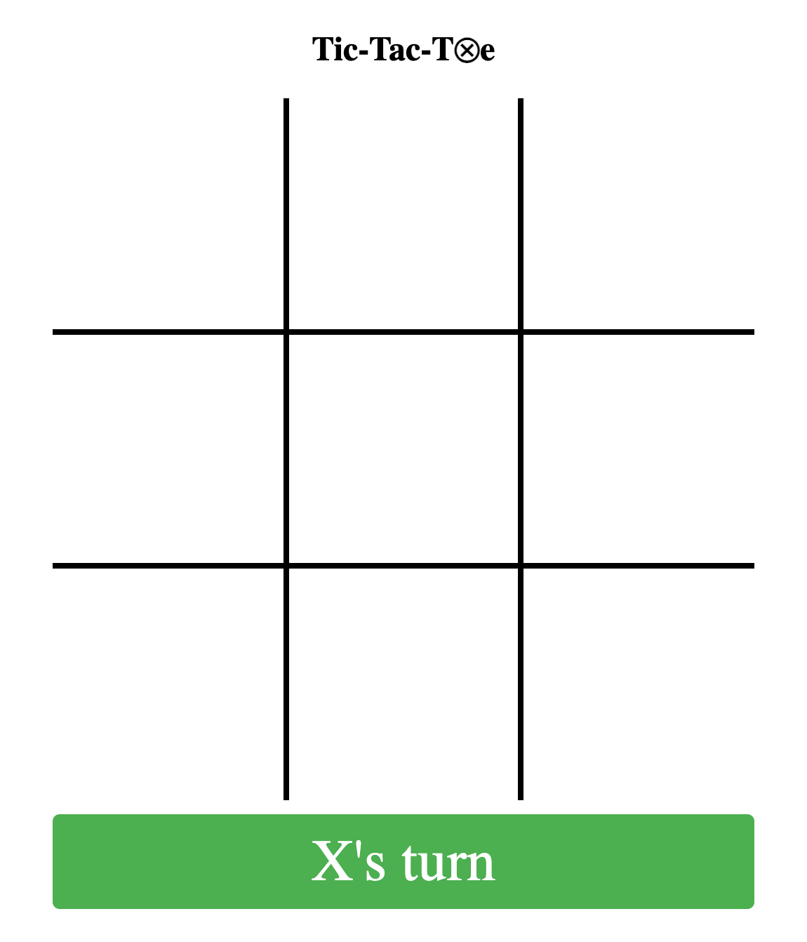 Tic-Tac-Toe Board with UI