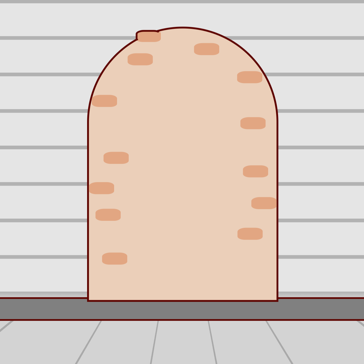 Stone wall of a house